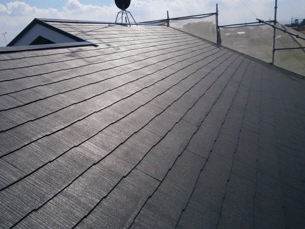 屋根塗装草加市遮熱塗料施工後